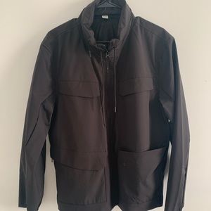 Windbreaker silk jacket